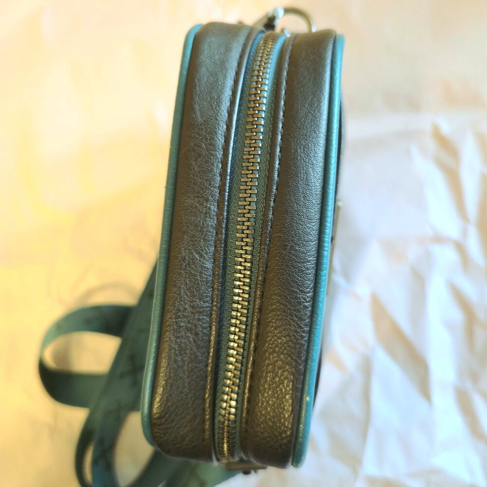 Disney Loungefly BlkTeal Jack Skellington & Sally Crossbody Bag - Picture 3 of 8
